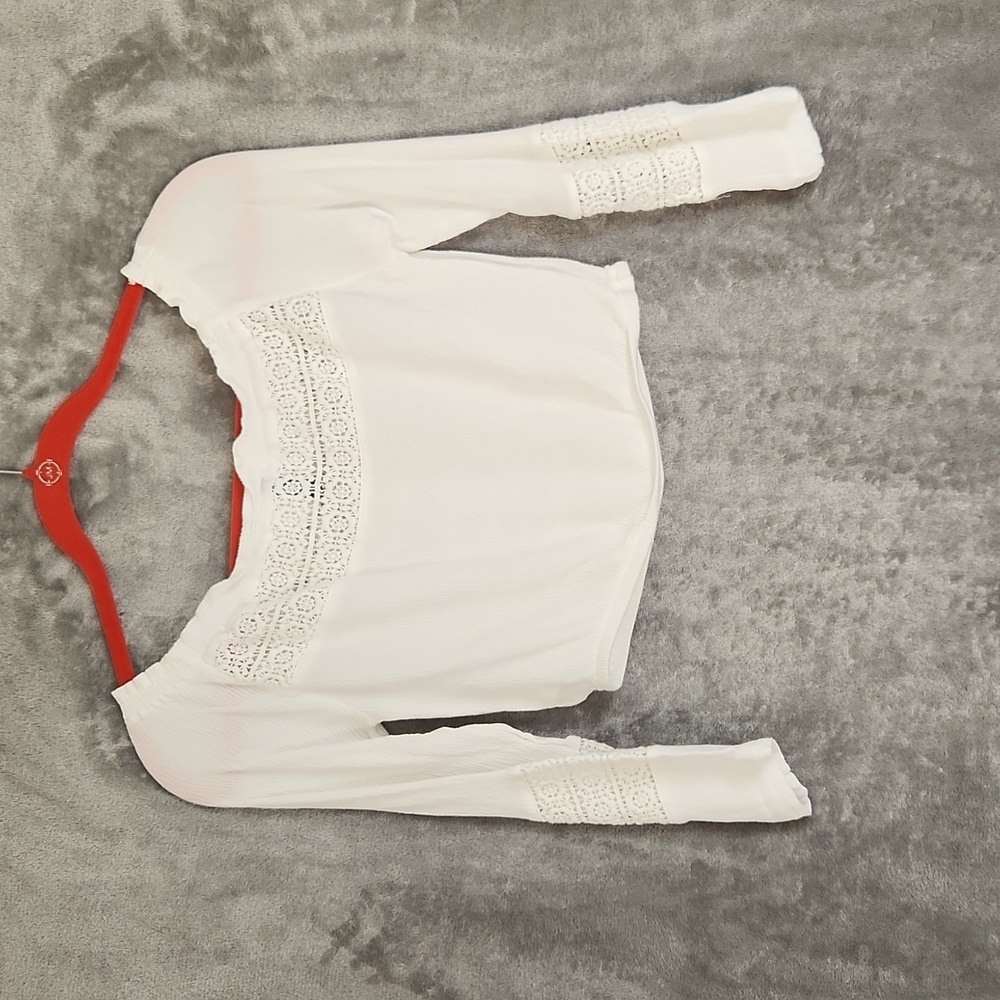 DIVIDED H&M cropped peasant top - Picture 3 of 6